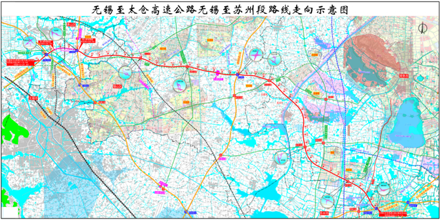 锡太高速公路起自与沪蓉高速交叉处的无锡北枢纽,接已建成的锡宜高速
