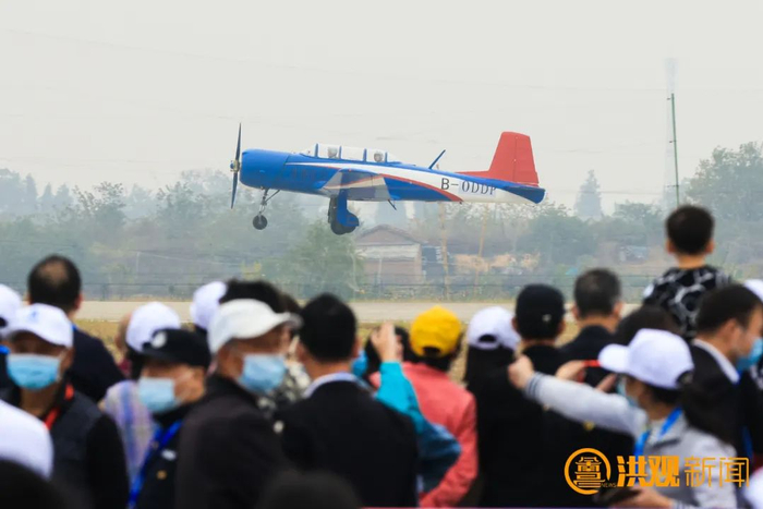 2021南昌飞行大会上，新版民用初教-6亮相