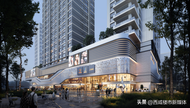 咸阳高新区迎首个商业综合体，7座商业、6所学校、三甲医院规划中__财经头条__新浪财经