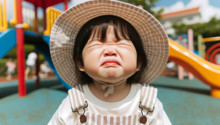 小时候看太阳会打喷嚏。图源：作者用 DALL-E3 生成