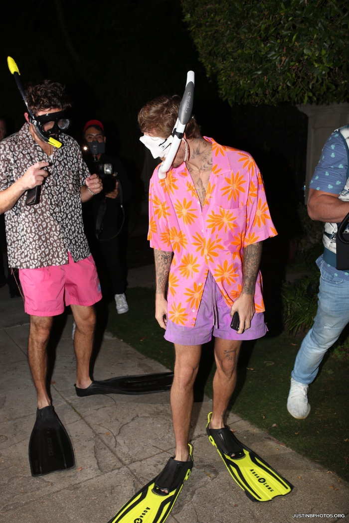 27 la街拍」 比伯@justinbieber 去参加了rande……|比伯|街拍|万圣节