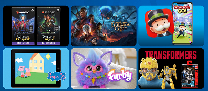 孩之宝2023Q3业绩中的关键词：万智牌、博德之门、大富翁、小猪佩奇、Furby、变形金刚