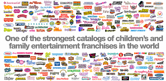 美泰旗下品牌众多