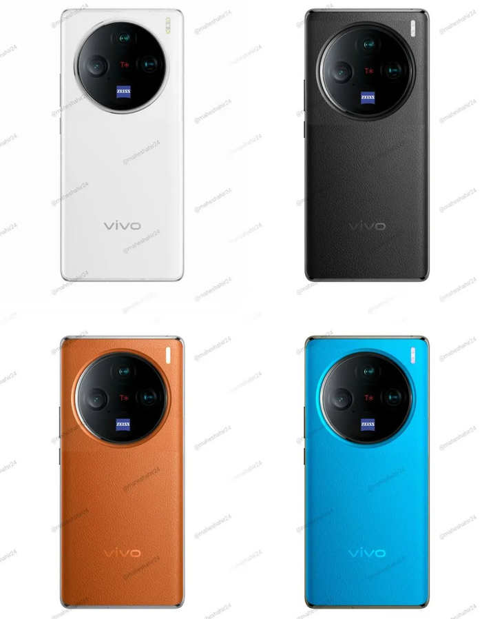 vivo X100系列网传渲染图 图源水印