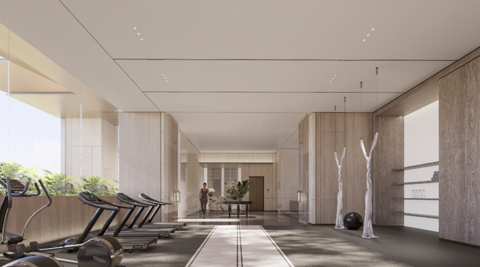 （万科瑧山府泛会所示意图，以实际批准建设为准）