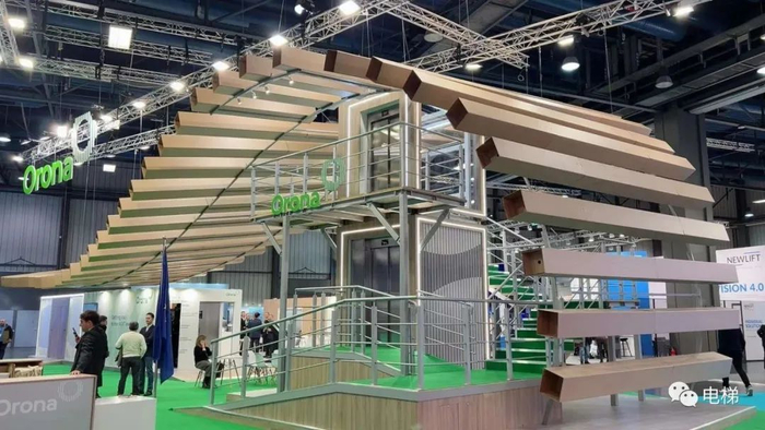 2023德国电梯展实拍③:带逃生梯的货梯|威特|货梯|钢带_新浪新闻