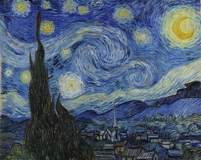 梵高《星空》该如何欣赏一幅画?有没有现代主义基础,是其中的分水岭.