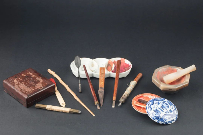 方介堪书画篆刻用具