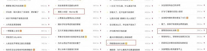 小红书热搜截图而前面提到的Manner的外卖箱，也喜提热搜：#离职人标配：Manner箱#。