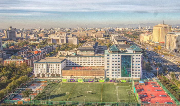 1996年扩建后的东单体育中心外观。（图片来源：东单体育中心）