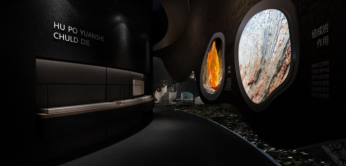 展台设计效果图  本文图片均为 受访者 供图