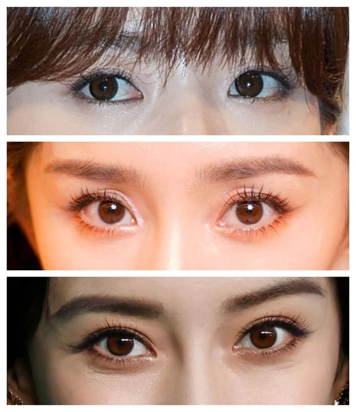 这就是韩孝周的眼睛,首先,眼形长得极为中正,眼尾纯平,几乎不存在任何