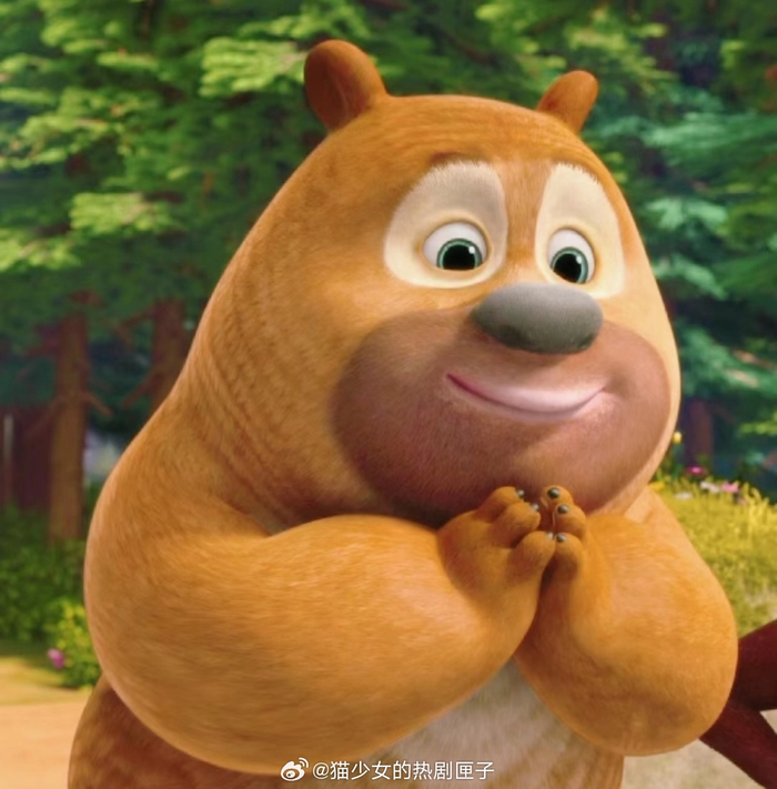 可是熊二他尊嘟很可爱|可爱|熊二_新浪新闻