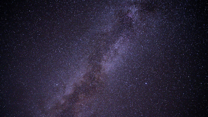 这是在阿里暗夜公园拍摄的银河(11月4日摄).新华社记者 聂毅 摄