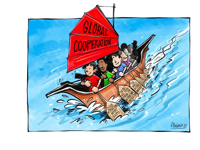 近期,由中国举办的国际合作盛会上演"接力跑":"一带一路"国际合作高峰