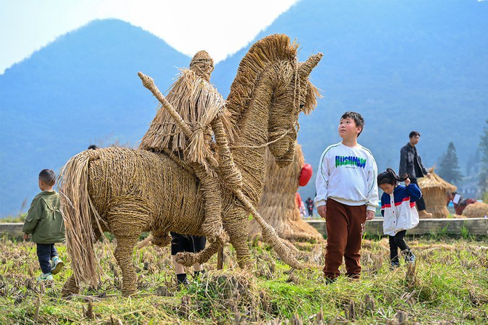 毕节百里杜鹃管理区举办第二届稻草文化艺术节