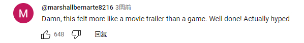 “天啊，这感觉更像是一个电影预告片”