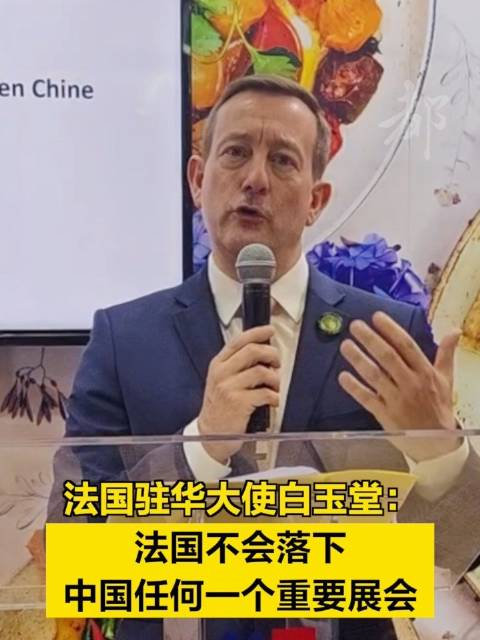 法国驻华大使白玉堂法国不会落下中国任何一个重要展会