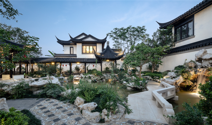 中式庭院诗意非凡,常用元素 设计技巧 组景手法,统统打包给你