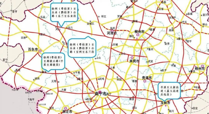 广西多条高速公路获批预计经过这些市