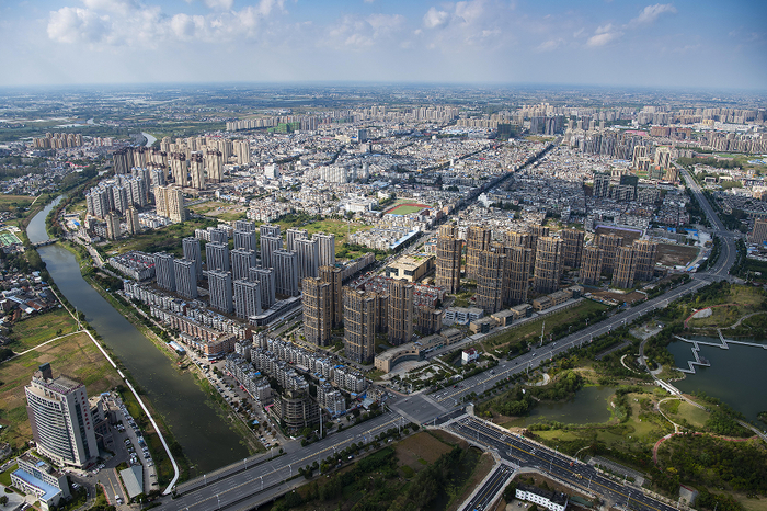62阜南县城全景丨速度快是关键要素之二.