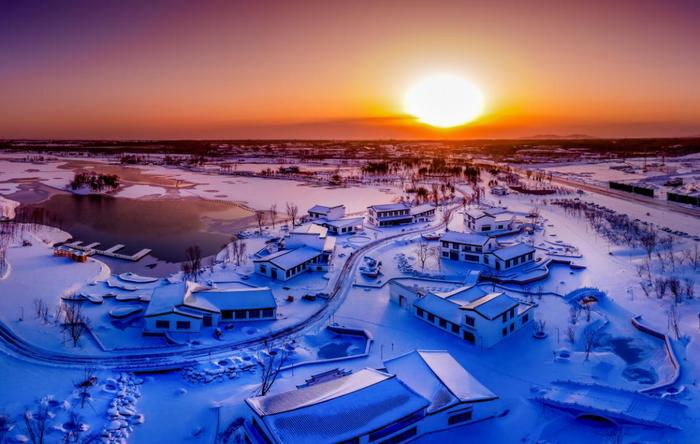 梅河口雪景图片图片