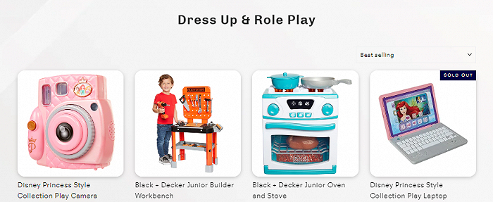 Jakks部分畅销装扮玩具