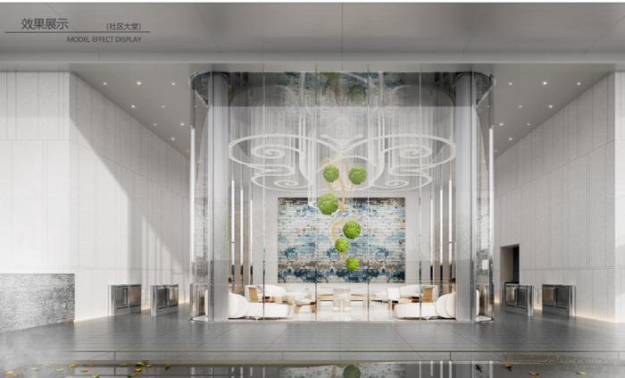 ▲社区大堂效果图。