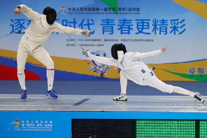 击剑男子重剑个人铜牌赛赛况