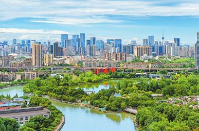 东湖风光。 成都市锦江区东湖街道办事处供图