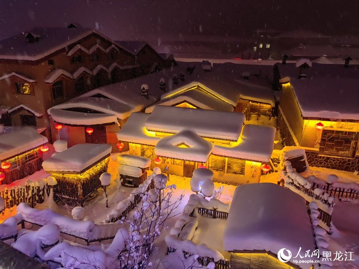 雪迎八方客中国雪乡正式开园
