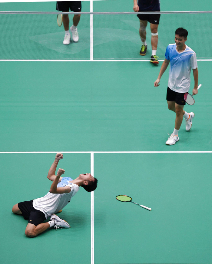 羽毛球——男子双打决赛赛况|羽毛球|男子双打|马尚_新浪新闻