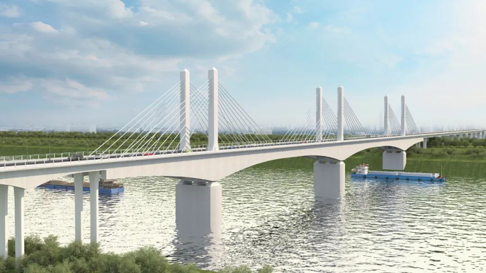 襄阳这座跨江大桥,最新进展|襄阳市|荆门市|大桥_新浪新闻