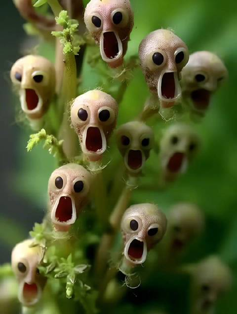 原产于地中海的金鱼草,花谢枯萎时会变成像骷髅一般的果实