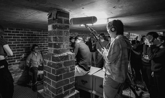 海外竖屏短剧拍摄现场，图源受访者