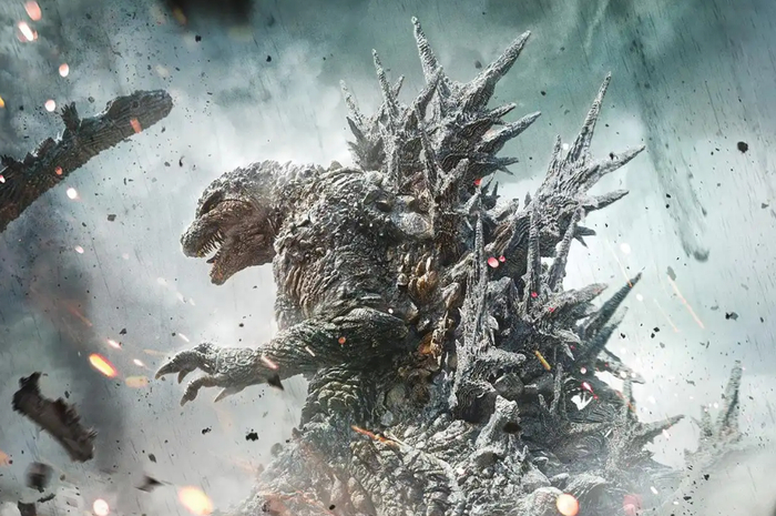 0》正如题名,哥斯拉的身高设定回归初代,为50米.