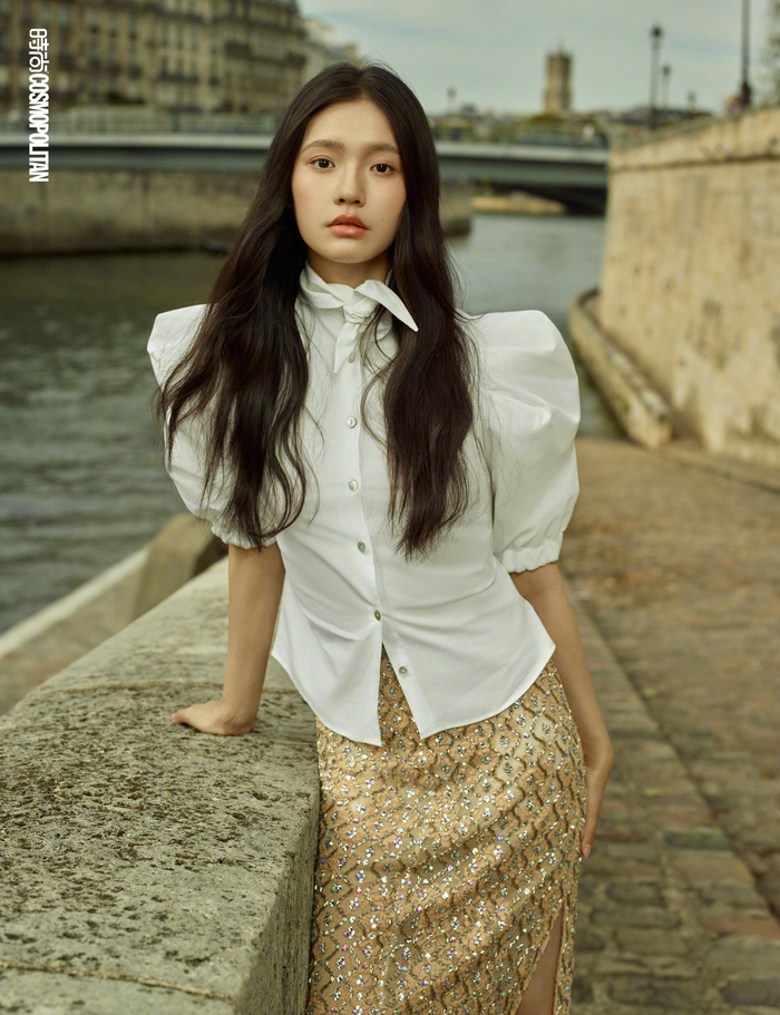 赵丽颖雪祭司神女妆##倪妮elle耀夜大片#倪妮|赵丽颖|林允|周翊然