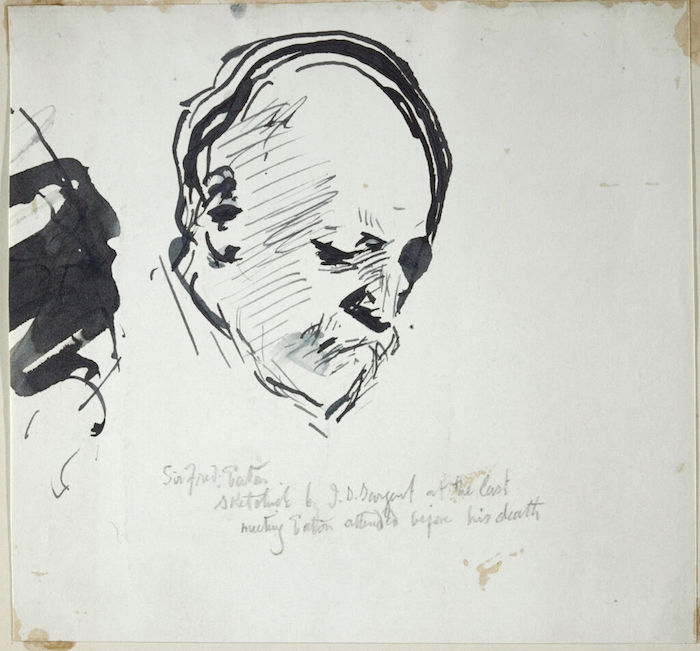 萨金特《伊顿速写像》（1913年，哈佛博物馆藏）