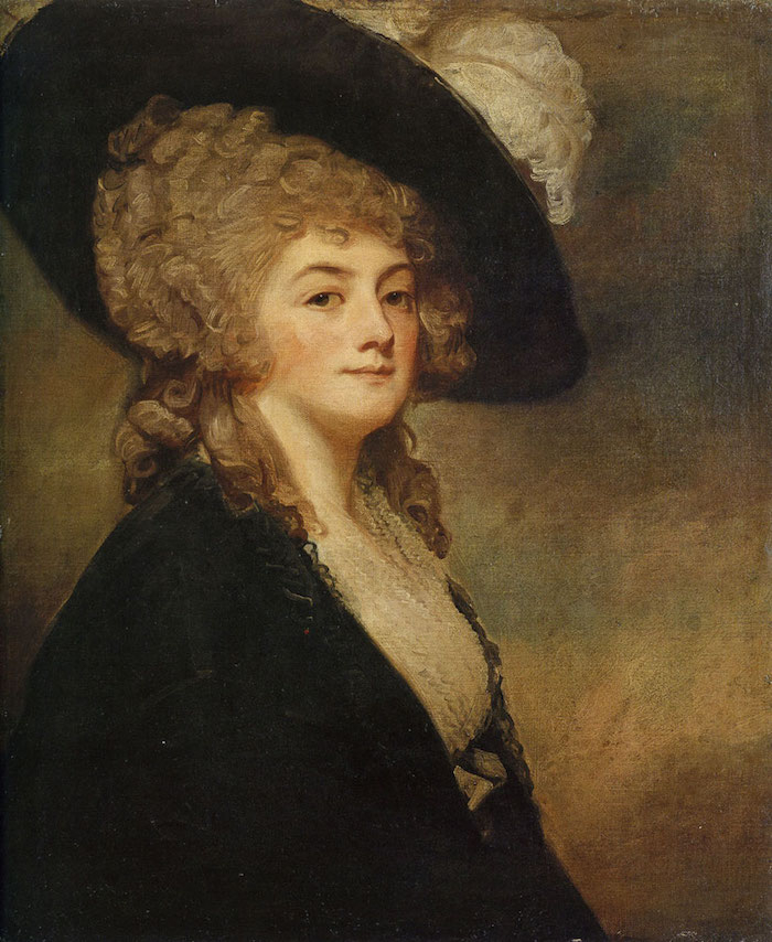 罗姆尼《格丽尔（葛林）女士像》（1781, 圣彼得堡冬宫博物馆藏）