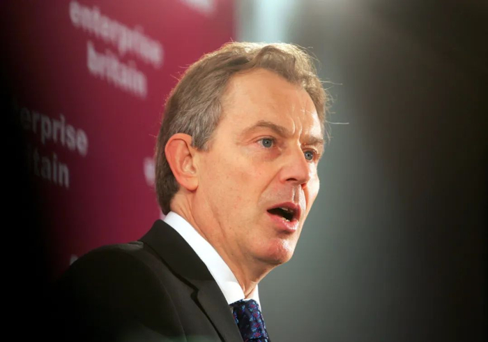 资料图:英国前首相布莱尔.图/ic photo