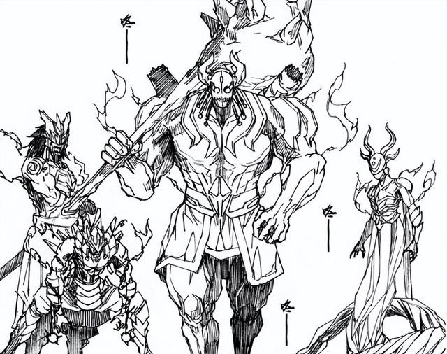 的守护灵应该是力牧,阳车的守护灵可能是夸父,另外两个应该是风伯雨师