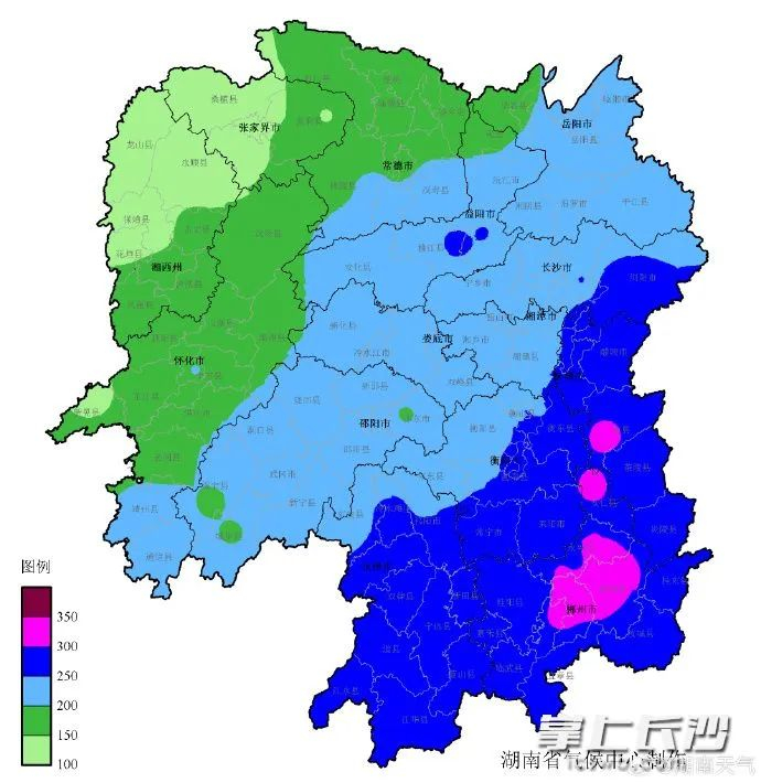 湖南今冬降雨量预测