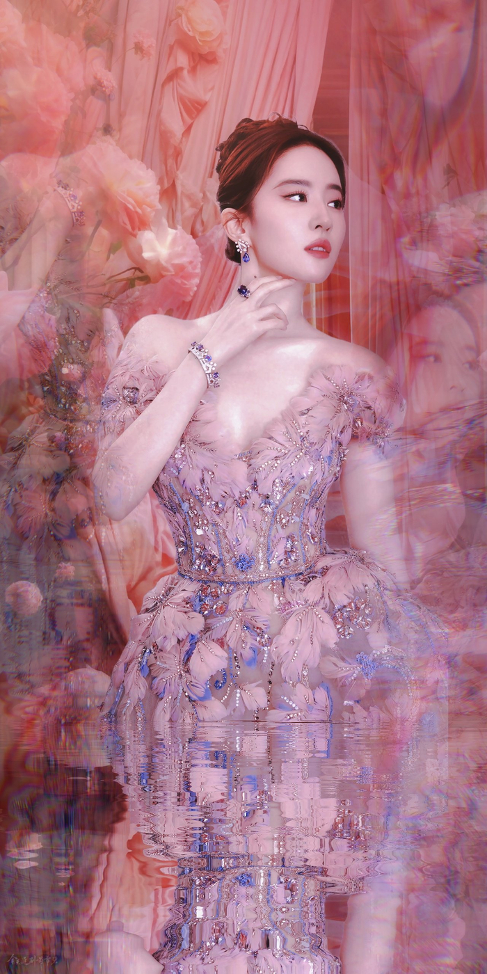 刘亦菲壁纸产出 真荔枝玫瑰还得看刘亦菲,美神!