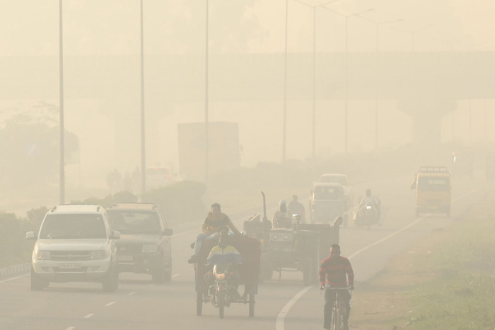 印度遭遇雾霾天气|新德里|印度|新华社_新浪新闻