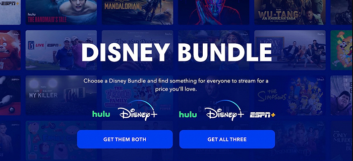 迪士尼流媒体捆绑套餐