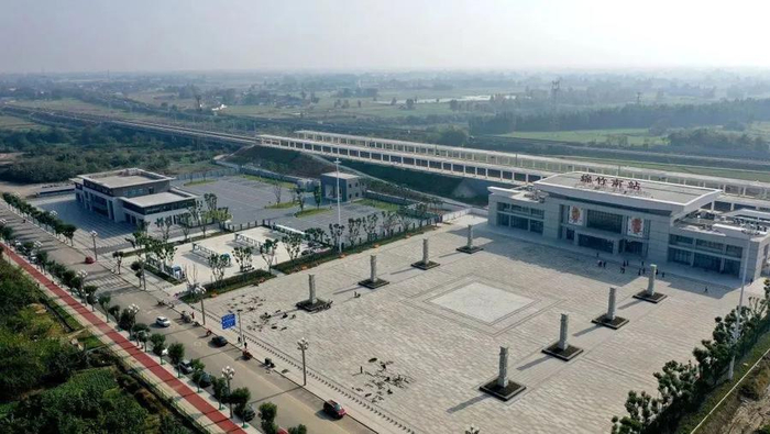 三星堆站首亮相这条铁路即将开通