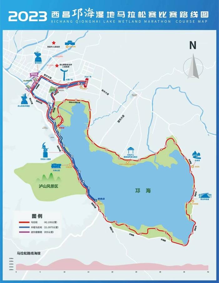 2023西昌邛海溼地馬拉松明日開跑冬季暖陽涼山遊大幕開啟