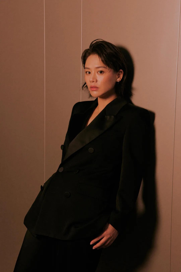 瘦回骨相美人的马思纯更松弛了