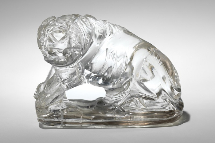 水晶狮子雕塑，北非，公元3-4世纪，纽约大都会艺术博物馆藏