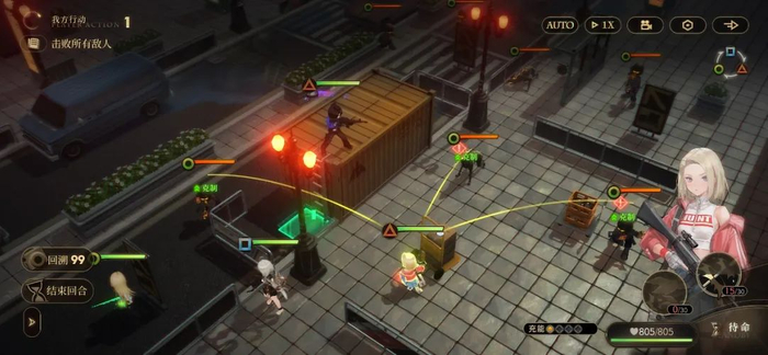 例如占据地形高处的单位能获得更广的视野和攻击范围，但相反也会暴露在大部分敌人的视野下